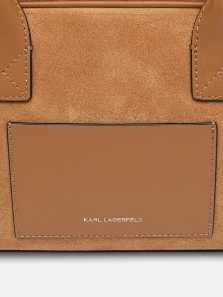 Замшевая сумка Karl Lagerfeld