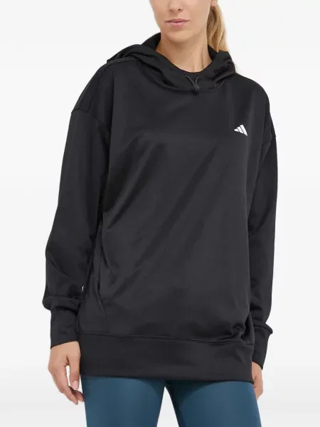 Ριγέ τρέξιμο μπλούζα Adidas από διχτυωτό κόκκινο
