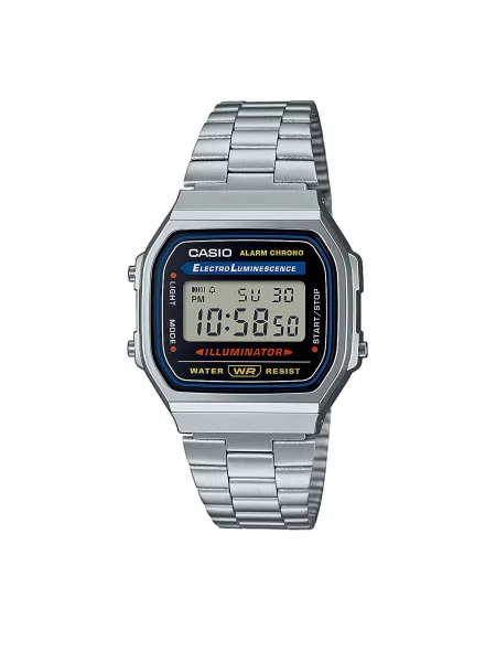 Retro hodinky Casio stříbrné