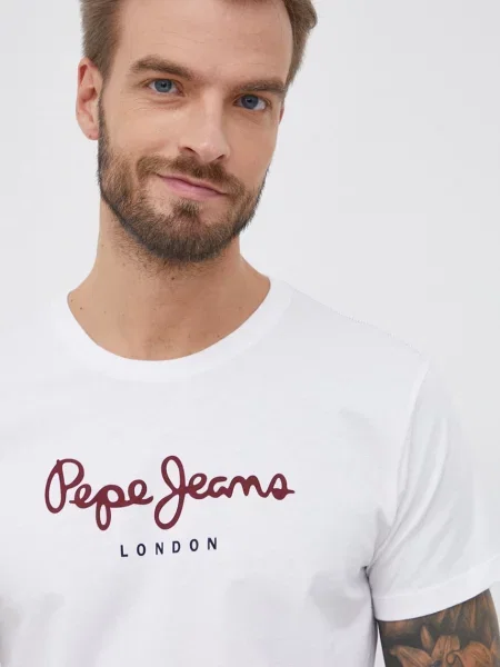 Tričko Pepe Jeans biela