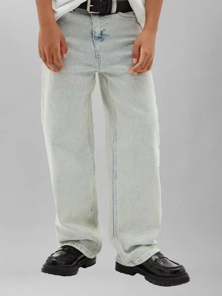 Calvin Klein Jeans blugi relaxed fit pentru copii SKATER gri
