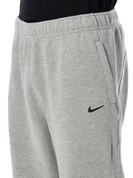 Hanorac din fleece Nike din fleece cu broderie gri
