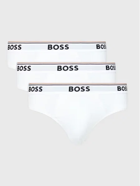 Hlačke Boss bela