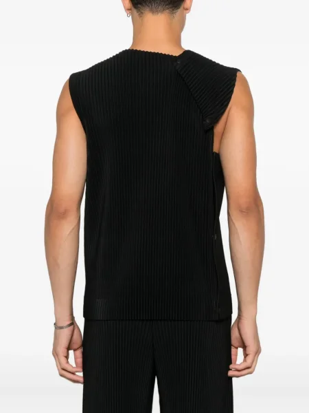 Πλισέ γιλέκο Homme Plissé Issey Miyake μαύρο