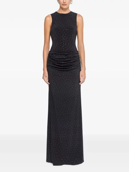 Stras rochie maxi Nissa negru