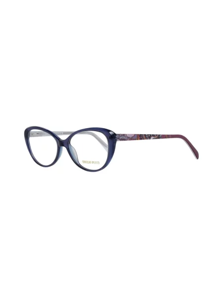 Okulary przeciwsłoneczne Emilio Pucci niebieskie