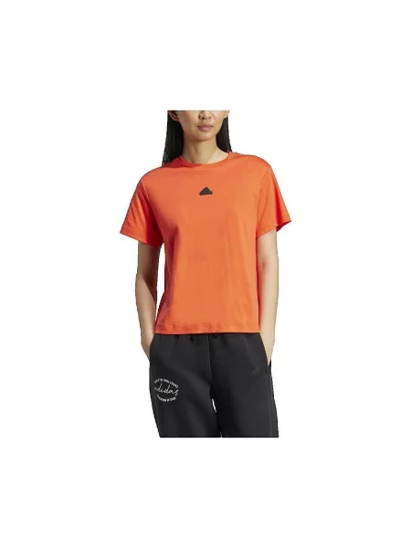 Majica Adidas s printom narančasta