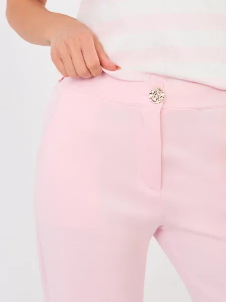 Pantaloni Rue Paris alb