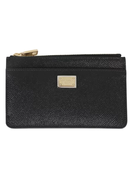 Portfel Dolce And Gabbana skórzany czarny