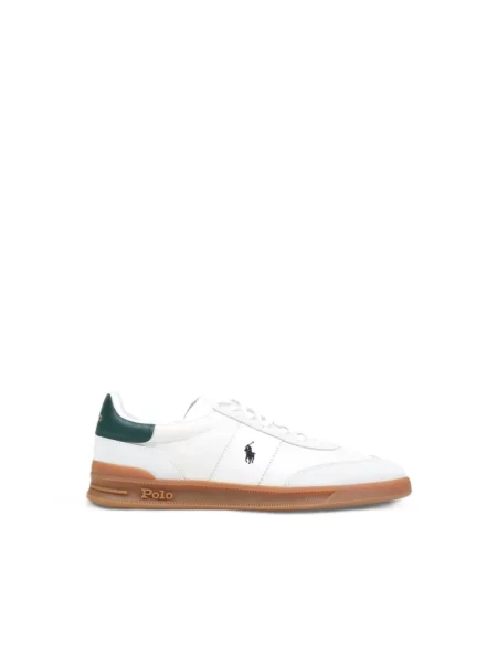 Sneakersy Polo Ralph Lauren skórzane białe