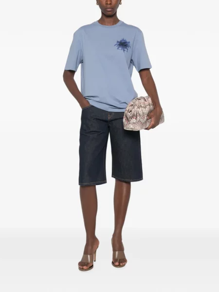 Scurt tricou Etro albastru