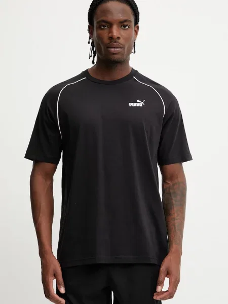 Тениска Puma с принт черно