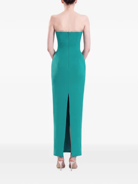 Rochie maxi Saiid Kobeisy verde