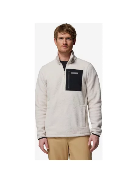 Polar Columbia Jasper Ridge Pebbled Half Zip Perła Czarny L biały