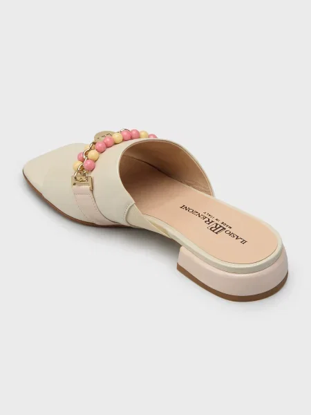 Шлепанцы Ilasio Renzoni бежевые