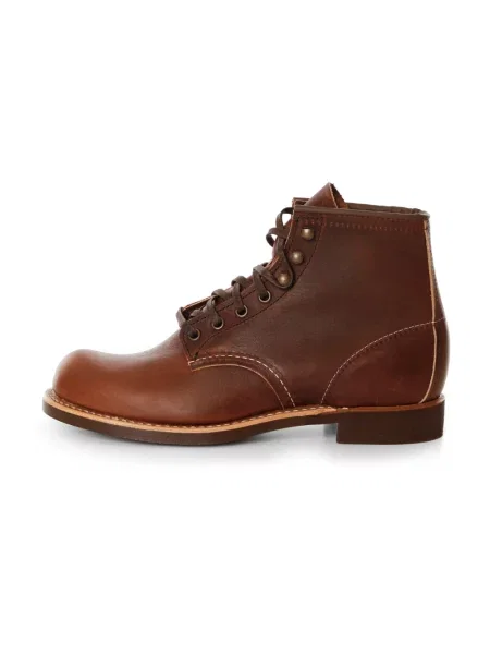 Botki Red Wing Shoes skórzane czerwone
