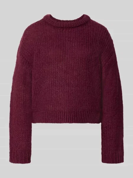 Sweter krój regular fit w dwukolorowym wyglądzie model DORTHEA' Pieces