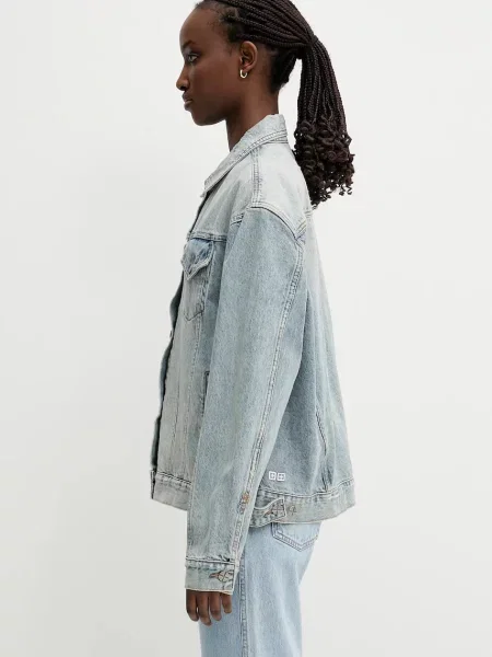 Τζιν μπουφάν KSUBI oversized jacket karma μπλε