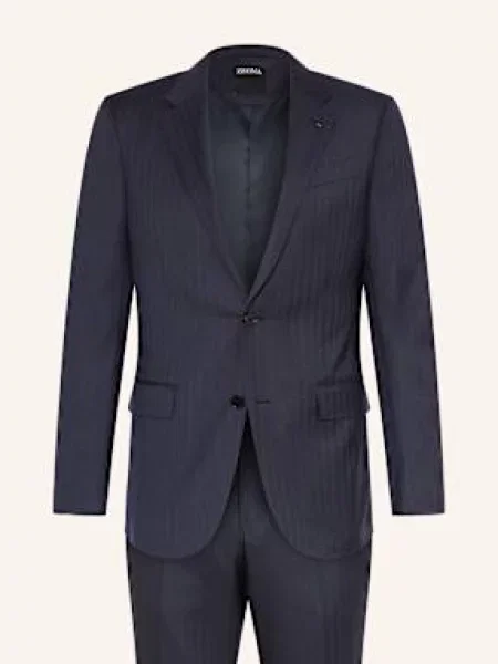 Zegna Oblek Extra Slim Fit tmavě modrá