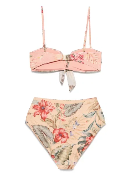 Bikini Zimmermann cu legături roz