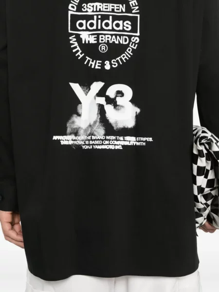Cămașă Y-3 lungă negru