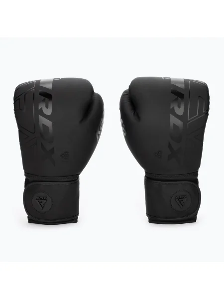 RDX F6 матово боксови ръкавици черни
