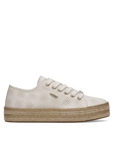 Sneakersy Rieker białe
