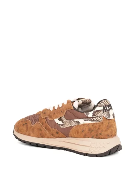 Sneakerși Autry cu imagine cu model leopard maro