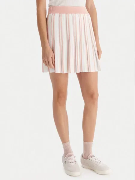 Guess spódnica mini rozkloszowana biały