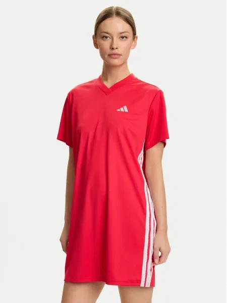 ADIDAS SPORTSWEAR Športové šaty / biela červená