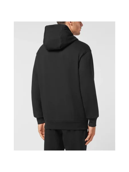 Bluza z kapturem Philipp Plein z kapturem czarna