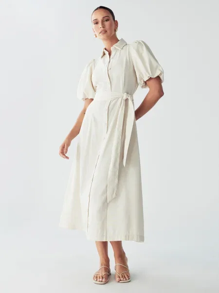 Willa Dolga srajca Ariane svetlo bež