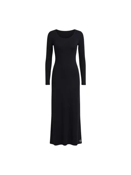 Sukienka maxi Dondup czarna
