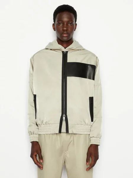 Armani Exchange Бомбер сірий