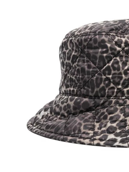 Raštuota skrybėlė Maison Michel leopardinė ruda