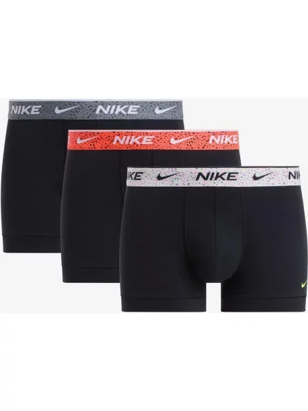 Bokserki Nike Trunk Dry Fit czarne czerwone 3 pary S białe