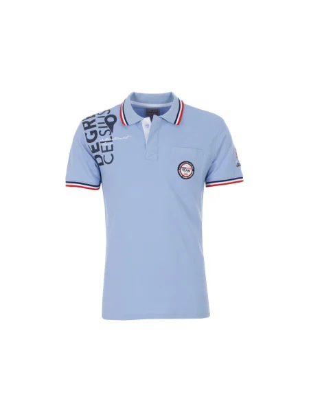 Tricou polo copii Degré Celsius albastru