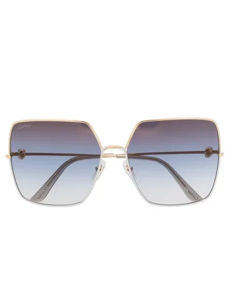 Ochelari de soare Cartier Eyewear cu gradient auriu