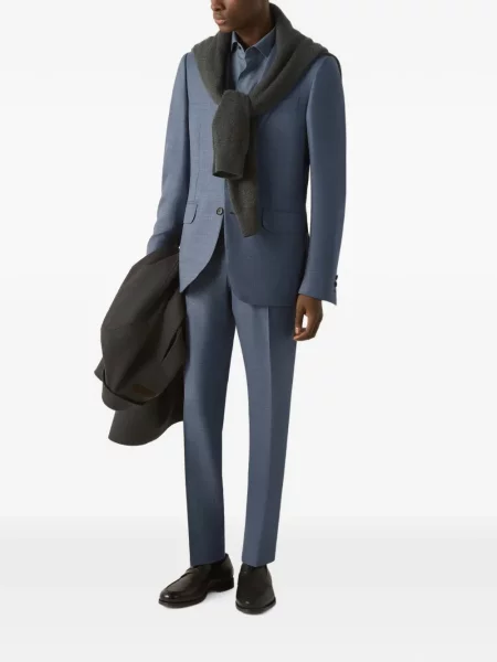 Costum Zegna de lână albastru