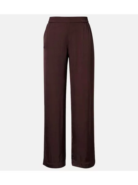 Pantaloni Velvet de catifea maro
