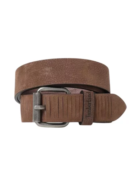 Do spodni Timberland Nubuck Belt dark brown brązowy