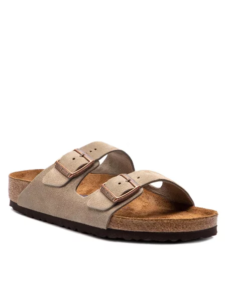 Šlepetės Birkenstock Arizona Bs Taupe pilka