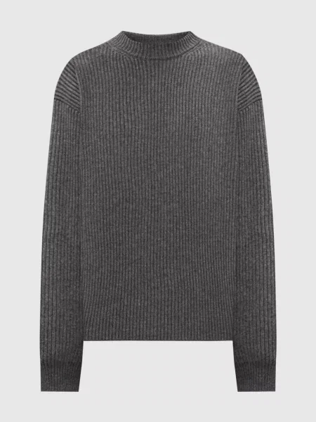 Светр з вовни Jil Sander сірий