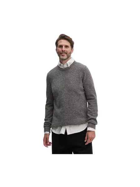 Barbour Sweter Tisbury  szary