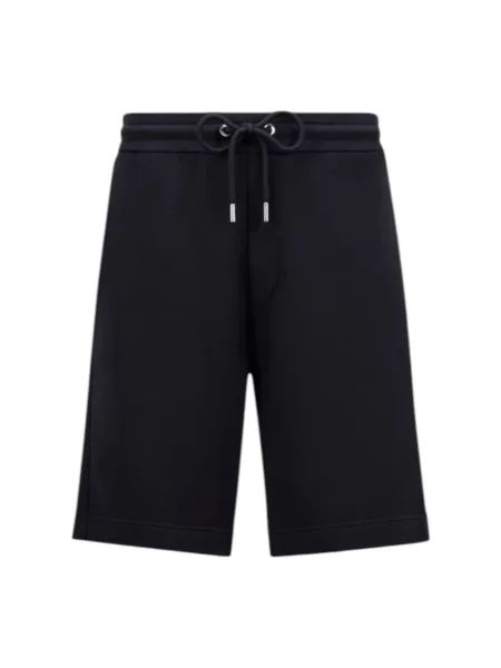 Szorty jeansowe Moncler niebieskie