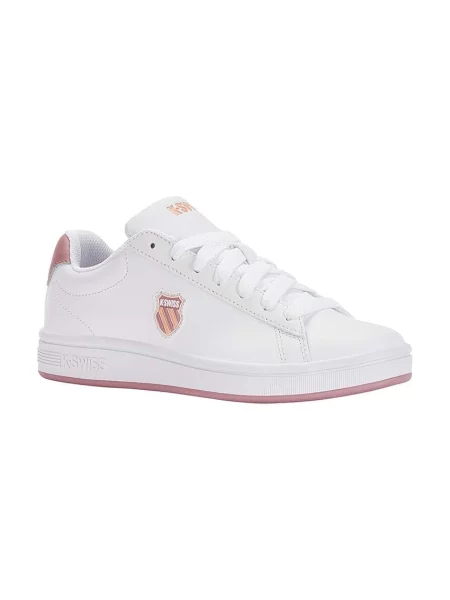 Usnjene superge K-Swiss COURT SHIELD bela
