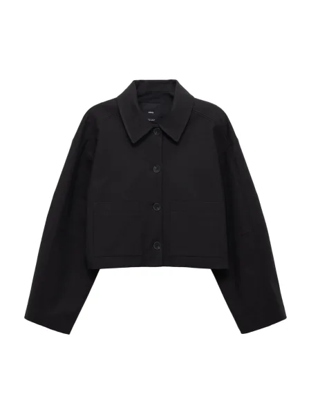 MANGO Geacă de primăvară-toamnă JULIA' negru