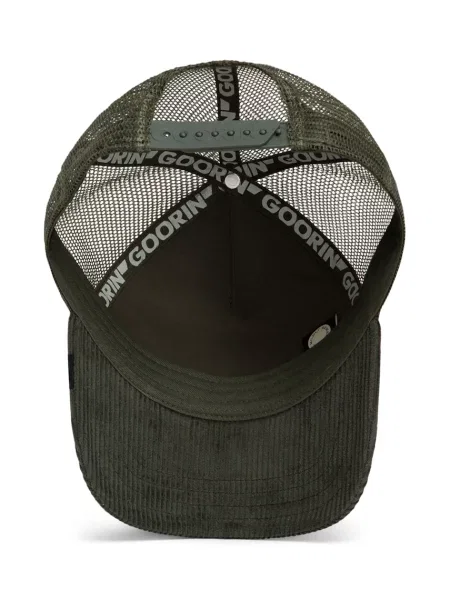 Goorin Bros шапка trucker от джинсова материя Corduroy Tuff зелено