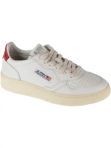 Pantofi Autry din piele alb