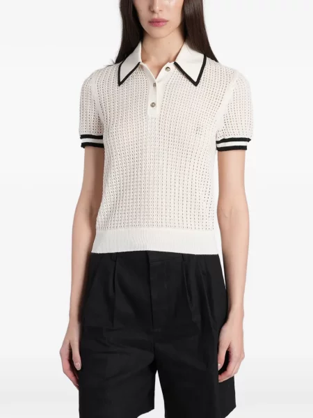 Tricou polo Alice + Olivia tricotate